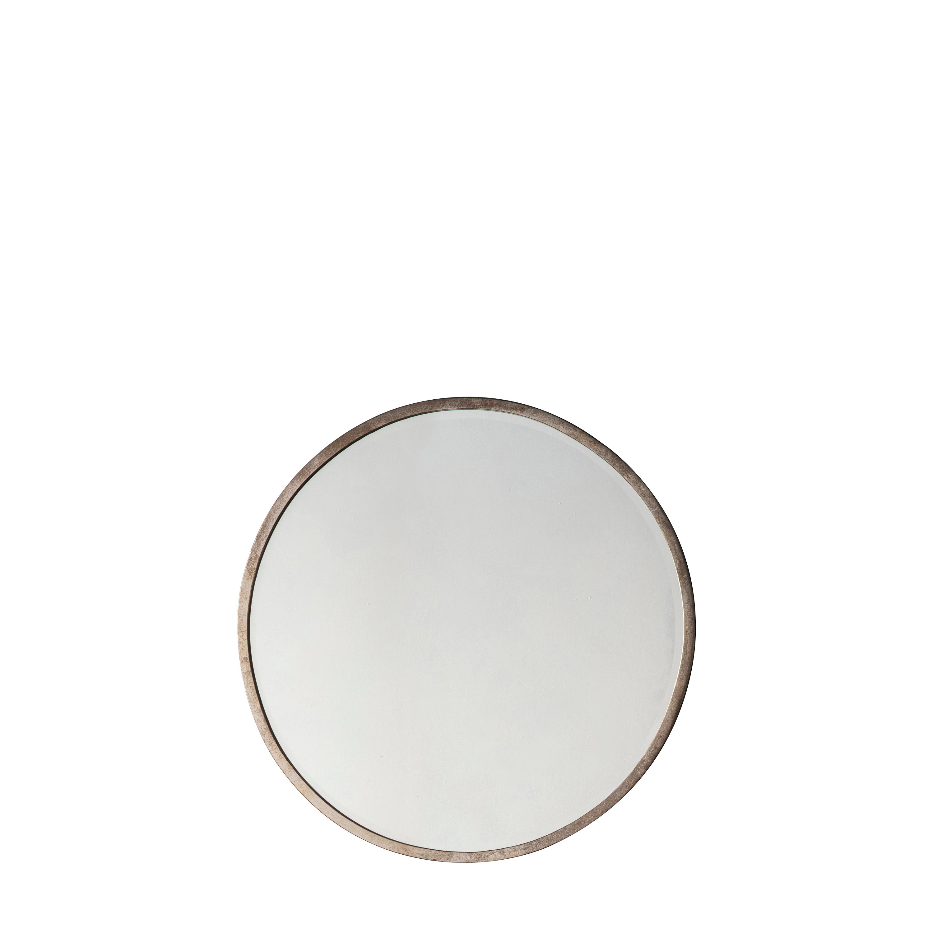 Robbins Antique Silver Round Wall Mirror | Small
